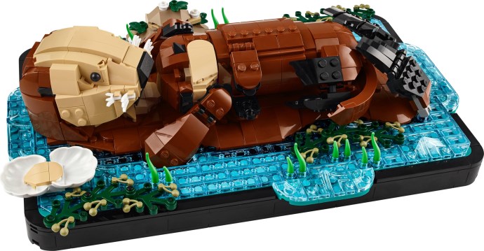 Floating Sea Otters